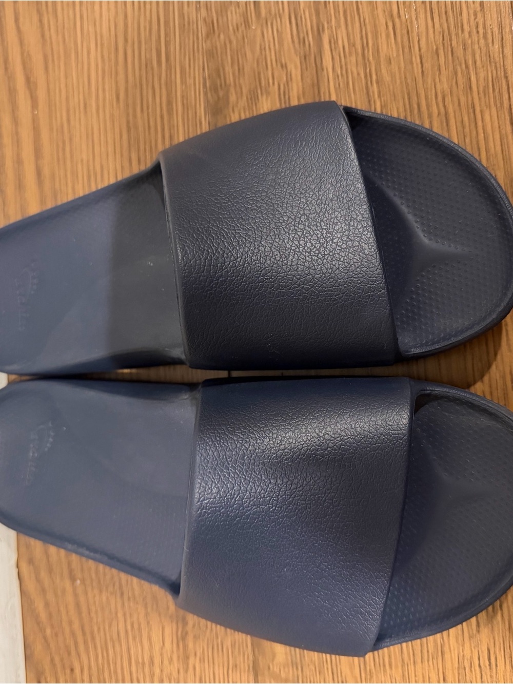 ARCHIES brand Navy Slide Sandals - Simple Slip-On Slides